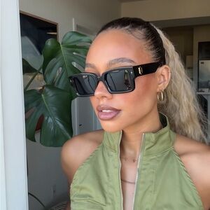 James Oro Black Titan Unisex Sunglasses